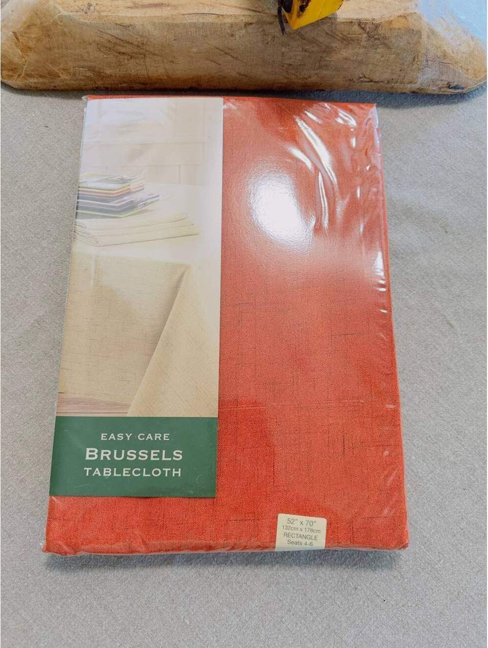 Bardwil Brussels 52x70 Burnt Orange Tablecloth Fall Thanksgiving NEW